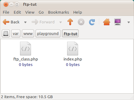 php ftp