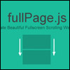 Плагин FullPage - создание одностраничного сайта со скроллом по  секциям