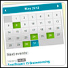 jQuery Event Calendar - Календарь событий