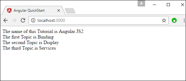 Компоненты Angular 2 — отображение данных