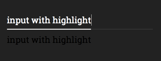 Подсветка для элемента ввода текста в стиле TripAdvisor с помощью CSS