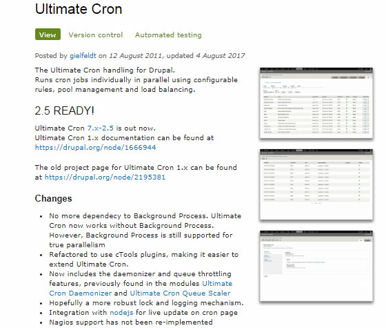 Скидываем груз системных заданий на Cron Drupal 7