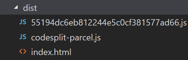 Коды, разделяемые с помощью Parcel Web App Bundler