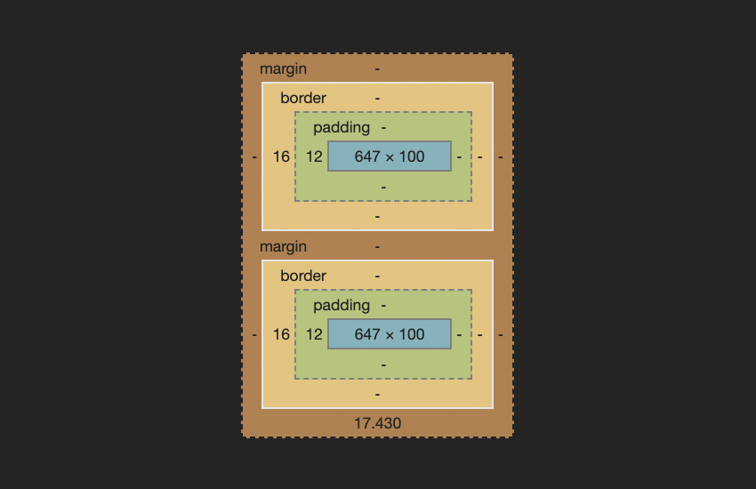 Основы CSS: Сворачивание полей