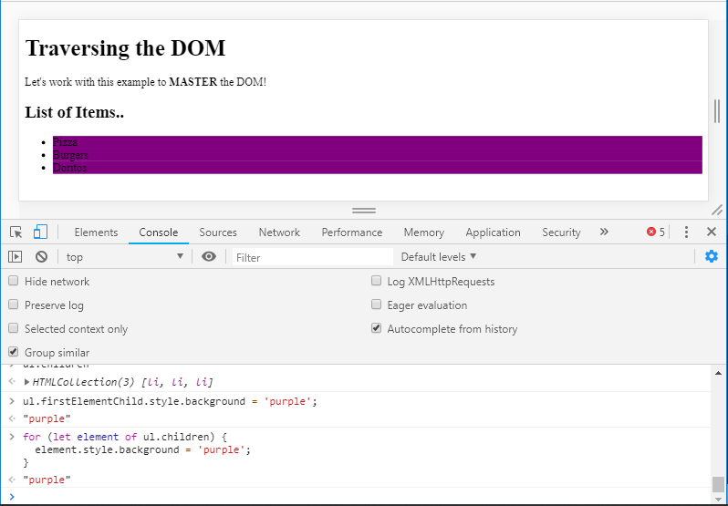 Js элемент. Элементы управления js. Когда в js изучать dom. Traversing. Положение child в элементе dom.