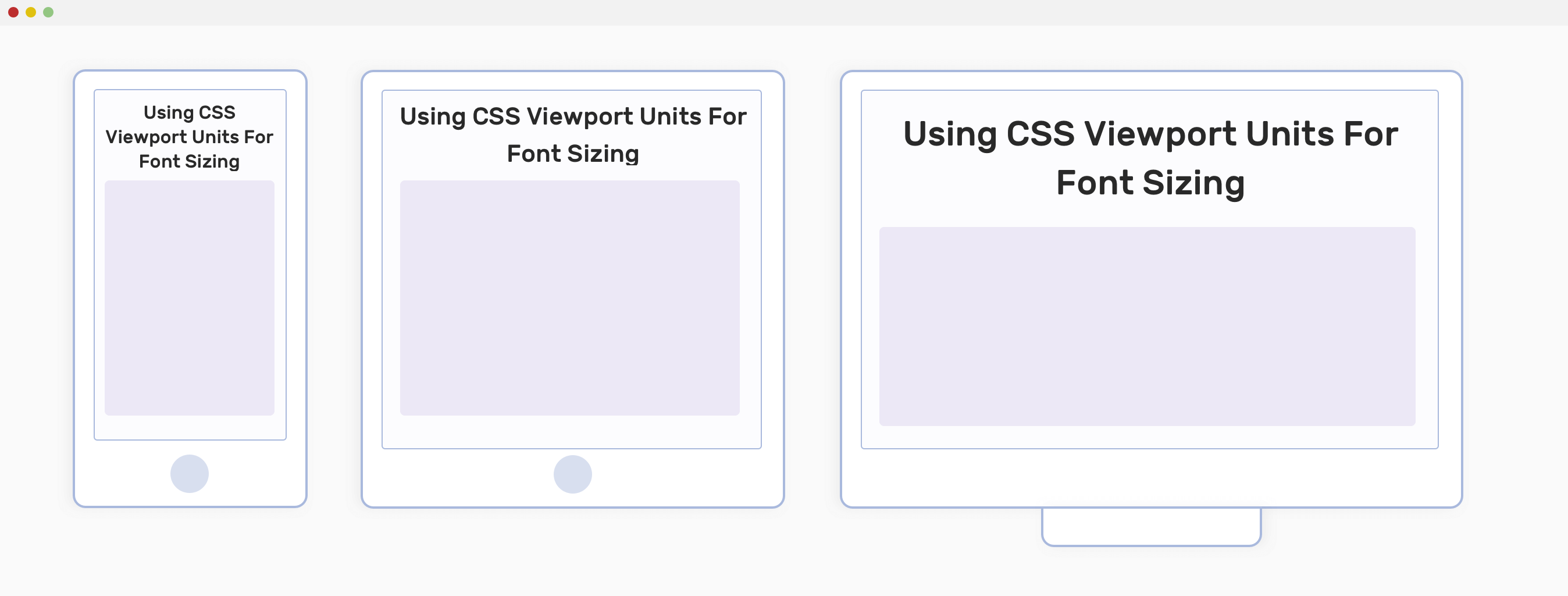 Единицы измерения CSS, связанные с областью просмотра